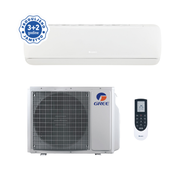 GREE, klima uređaj komplet G-TECH, GWH12AECXD-K6DNA1A(I)/GWH12AECXD-K6DNA1A(O)-3,5 kW