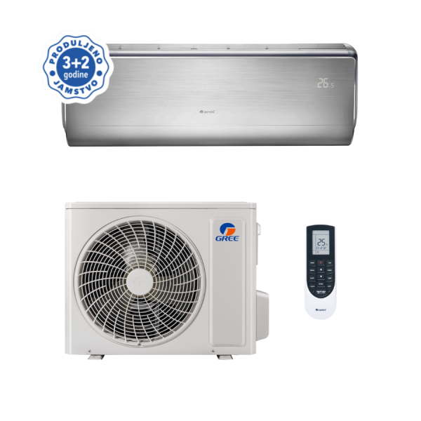 GREE, klima uređaj komplet U-CROWN, GWH09UB-K6DNA4A(I)/GWH09UB-K6DNA4A(O)-2,5 kW